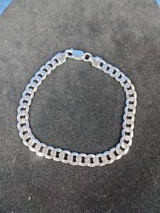 8 .925 Sterling Silver Bracelet, Italy
