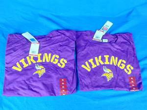 New MN Vikings NFL Adult Size X-Large T-Shirts