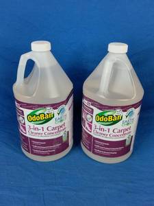 New 2 OdoBan Professional Series Cleaning 3-in-1 Carpet Cleaner Concentrate - 1 Gallon Each