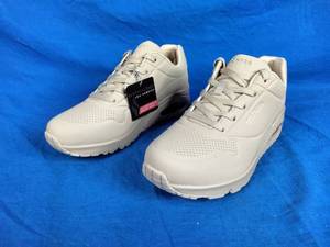 New Skechers Womens Uno Stand On Air Sneaker White Size 9