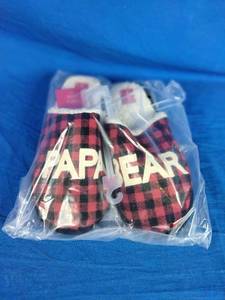 New Mens Papa Bear Slippers Size 910