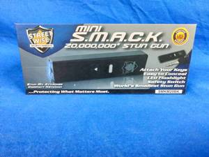 New Streetwise Mini SMACK 20,000,000 Stun Gun - Black
