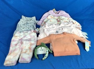 14 Pieces of New Childrens Clothes and Accessories Sizes 03m and 12m Cat and Jack, Disney, Etc.&nbsp