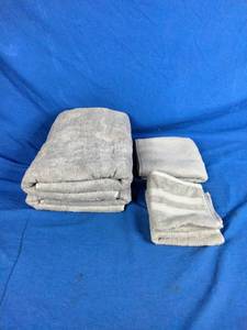 New Bibb Home 5-Pc. Egyptian Cotton Towel Set - Gray