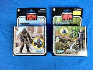 New 2 Disney Star Wars Action Figures Boba Fett, Skywalker, Etc.