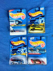 4 New Mattel Hot Wheels Cars Tacoma, Dragster, Chevy, and More