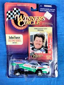 New John Force Winners Circle 1998 Funny Car Series Castrol GTX 164 NHRA Diecast