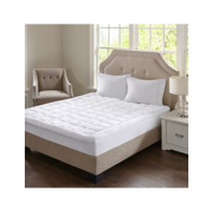 New Madison Park Cloud Soft Overfilled Plush Hypoallergenic Down-Alternative Waterproof Mattress Pad Collection, Queen
