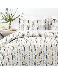 New ienjoy Home Ultra Soft Feathers 3-Pc. Duvet Cover Set - FullQueen