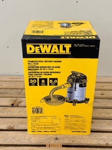 lot 10 image: New DeWalt 8 Gallon ShopVac WetDry Vacuum