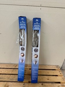 lot 49 image: 2 2 PacksEvergreen 39 LED White Birch Branches with Batteries, Total of 4 Branches