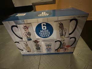 lot 53 image: New 6 Pack of Awesome Coffee Mugs