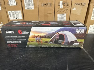lot 105 image: New CORE 6 Person Block Out Tent 11 Ft x 9 Ft