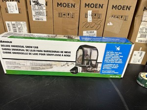 lot 20 image: Arnold 490-241-0032 Universal Snow Thrower Cab, Black