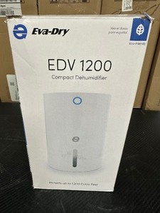 lot 81 image: Eva-Dry EDV-1200 Quiet, Efficient Dehumidifier. Lightweight, Stylish & Portable. Absorbs Moisture in Small Spaces in your Home, RVs, Campers, and Boats - up to 1200 cu. ft. (133 Sq. ft.)