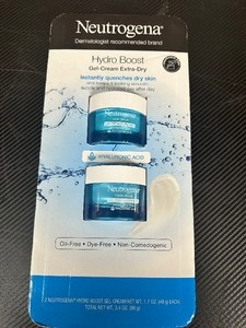 lot 114 image: New Neutrogena Hydro Boost Water Cream, 1.7 fl oz, 2-pack total 3.4oz