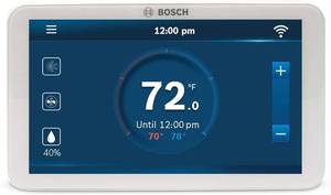 lot 21 image: Bosch BCC100 Connected Control Smart Phone Wi-Fi Thermostat - Works with Alexa - Touch Screen, 5.2 x 3.08 x 1 inches