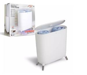 lot 45 image: Open Box Like New Sharper Image SpaStudio Towel Warmer