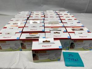 lot 42 image: Lot of 35 NEW Ameda 2-Sets DuoShell Ventilated Fronts Breast Shells