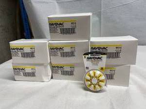 lot 60 image: MSRP $350  7 Boxes (80 each per Box) NEW Rayovac Pro Line Advanced Hearing Aid Batteries