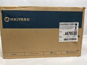 lot 23 image: MSRP $260  1 Case (2000 gloves) NEW Halyard 44795 Flexaprene Green Single-Use Powder-Free Exam Gloves - Size L - with&nbspChloroprene Technology