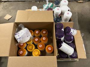 lot 29 image: Lot of Mixed Brand NEW Germicidal Disposable Disinfectant Wipes (PDI, Metrex, Clorox Healthcare, Diversey)