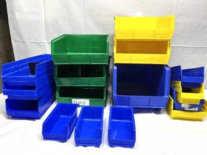 lot 32 image: Lot of Supply Storage & Organization Akro-Mills Bins (mixed sizes) - Perfect For Cart Drawers & Other Organization - These bins reduce manufacturers storage space by 50% Excellent Condition