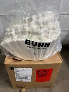 lot 72 image: 1 Case (252 each) NEW Bunn The Original Fluted Paper Coffee Filters