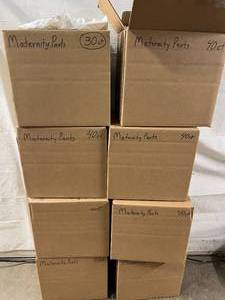 lot 77 image: MSRP $1200  8 Cases NEW Cardinal Health 706M2 2-Pack Wings Seamless Maternity Knit Pants - Size LXL -offer increased comfort and discretion, and are washable and re-usable up to 50 times.