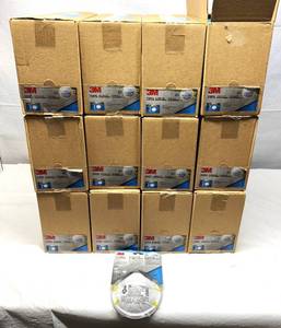 lot 110 image: WOW MSRP $2000  12 Cases (24 each per case) NEW&nbspRetail Packed (2 Masks Per Retail Pack)&nbsp3M 8210PP2-DC 8210Plus Paint Sanding Respirators