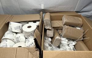 lot 117 image: NEW Georgie-Pacific GP Pacific Blue Basic&nbspStandard Roll Toilet Papers & Misc Case