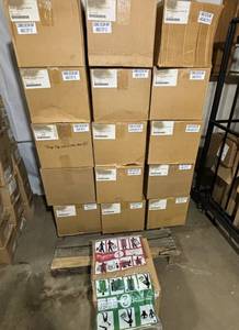 lot 122 image: Lot of NEW Combo Decontamination Kits with Qwik-Cover - Mixed Sizes - 16 Cases