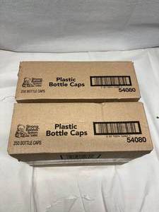 lot 133 image: 2 Cases (250 each per case) NEW Strong Babies System 54080 Plastic Bottle Caps