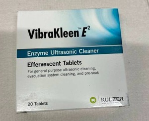 lot 146 image: NEW Kulzer 20-Pack VibraKleen E2 Enzyme Ultrasonic Cleaner Effervescent Tablets