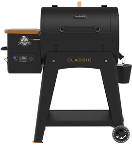 lot 10 image: Pit Boss Classic 700 Sq in Wood Pellet Grill and Smoker - Onyx Edition