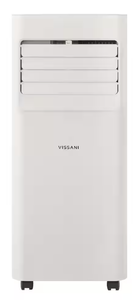 lot 20 image: Vissani 5,000 BTU 115-Volt Portable Air Conditioner for 150 sq. ft. Rooms with Dehumidifier and Remote in White