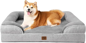 lot 240 image: EHEYCIGA Orthopedic Dog Beds for Large Dogs- 35x22x6.5 