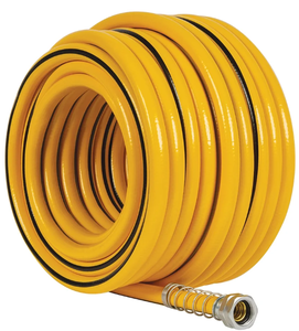 lot 344 image: Gilmour 100 foot Professional Hose, 58 Diameter, 100 Foot, Yellow, 1 Each