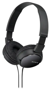 lot 371 image: Sony - ZX Series Wired On-Ear Headphones - Black
