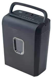 lot 412 image: PenGear 6-Sheet Micro-cut PaperCredit Card Shredder with 3.4 Gallon Bin, Black,Home and Office use