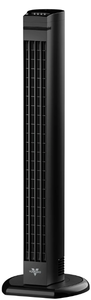 lot 415 image: Vornado 4T Oscillating Tower Fan with Remote Control, 40 Tall, Black