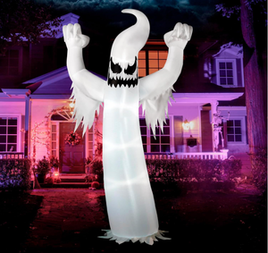 lot 416 image: Joiedomi 12 FT Tall Halloween Inflatables Ghost Outdoor Decorations