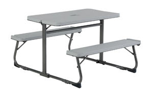 lot 142 image: Your Zone Folding Kids Picnic Activity Table for Ages 3-8