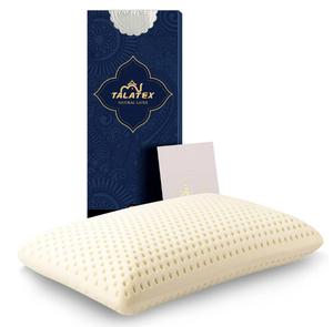 lot 152 image: Talatex Talalay 100% Natural Premium Latex Pillow with Removable Tencel Cover, Relieves Pressure, No Memory Foam Chemicals
