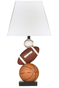 lot 508 image: Signature Design by Ashley Nyx Youth 24 Baseball & Football Athletic Table Lamp