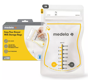 lot 547 image: LOT OF 3 Medela Recyclable Breast Milk Storage Bags - 100ct