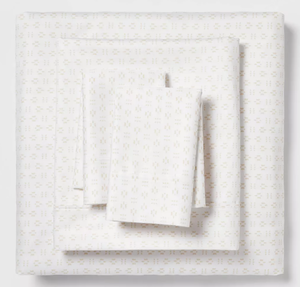 lot 450 image: Printed Performance 400 Thread Count Sheet Set - Threshold, Twin XL