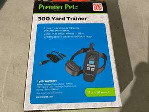lot 312 image: Premier Pet 300 Yard Remote Trainer