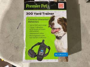 lot 314 image: Premier Pet 300 Yard Remote Trainer