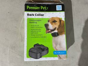 lot 319 image: Premier Pet Bark Collar